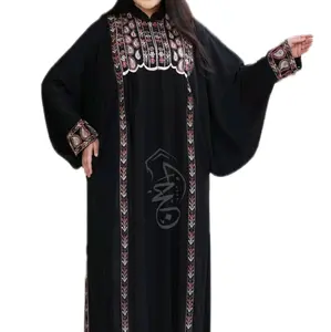 Elegant Abaya for Muslim Women - Comfortable & Breathable Material - Flattering Neckline & Flowing Skirt - Available in Various Sizes & Colors