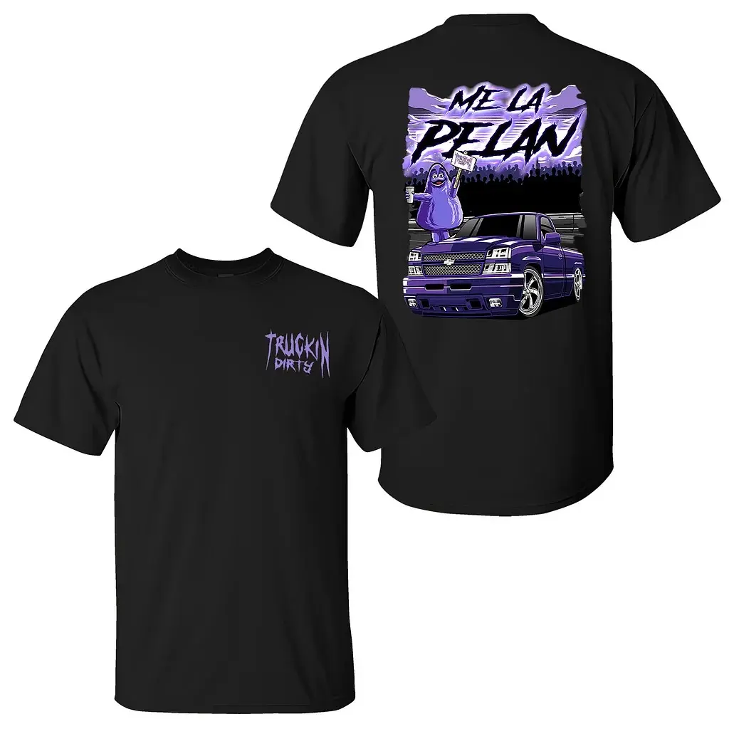 Truckin Dirty Printed Men's T-shirt, Car Lover Tee, Cotton Gift, Top Menswear