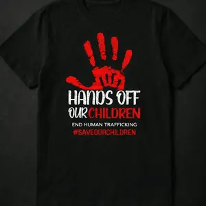 #SaveOurChildren unisex cotton T-shirt