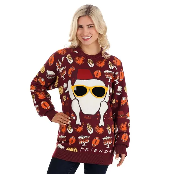 Adult Friends Thanksgiving Sweater