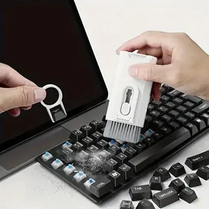 8-in-1 Multifunctional Cleaning Kit, Keyboard Cleaning Brush, Laptop Cleaner & Earphone Cleaning Pen, Tablet & Mobile Phone Cleaning Tools, Durable Phone Accessories