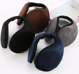 Winter Warm Fashionable Fleece Adult Earmuffs Behind the Ear Warmers