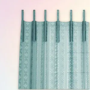 Threshold Light Filtering Curtain Panel,54.75x63.75",White,Boho Diamond,Trending Home Decor,Aesthetic Window Treatment,TikTok Hot Sale,Boho Curtain