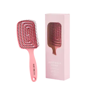 [RUBY VIBE CO] Loopback Comb for Quick Drying Effortless Detangling Curved Design for Scalp Massage & Comfortable Styling