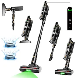 【Homeika 2026 New Arrivals】Trucozie T550 Cordless Vacuum Cleaners for Home, 8-in-1/50Min/150W Powerful Suction, Self-Standing Cordless Stick Vacuum Cleaner, Lightweight Anti-Tangle Rechargeable Vacuum for Floor/Carpet/Pet Hair/Car