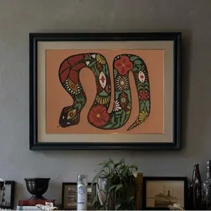 Snake Wall Art | Printable Wall Art, Snake Wall Art, Snake Wall Decor, Mood Art, Gallery Wall, Snake Art, Desert Wall Art, Room Wall Art Gift Hanging