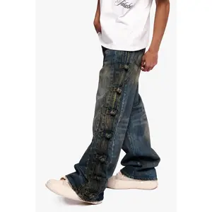 Tagged Dirty Blue Washed Baggy