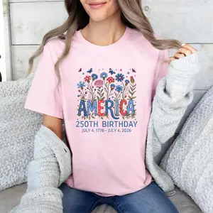 [Sale up to 30%][Made in USA] 250 Years America Anniversary USA 250th Birthday Apparel T-Shirt,Gift For Men And Women