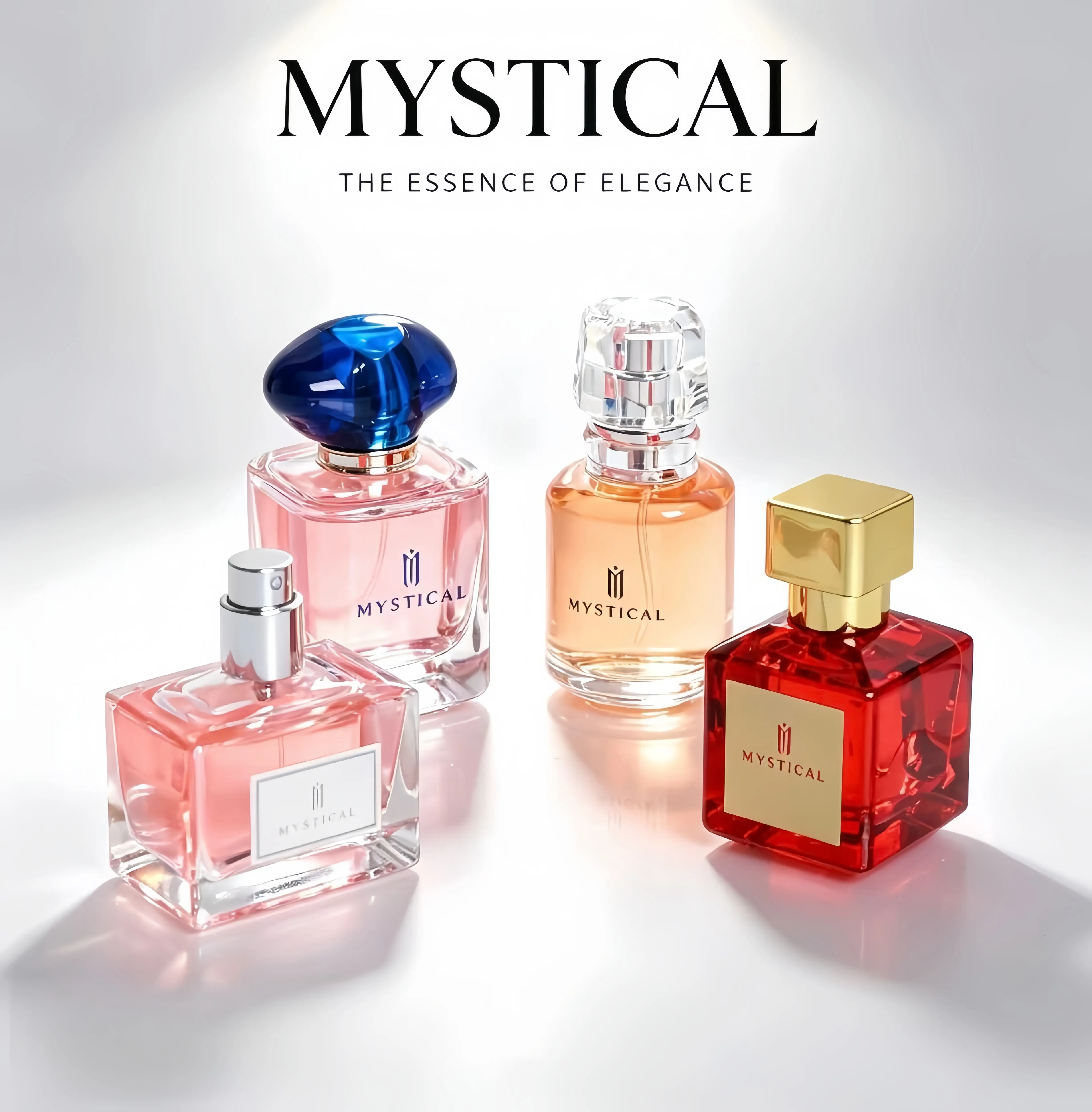 MYSTICAL Women's perfume set |30ml*4 - Floral and fruity  fragrance - With the Flower, Fruit & Musk - For daily use or gift|long lasting women perfumes|Valentine's Day -Portable & Easy to Carry perfume|mini Perfume|Christmas,birthday, curations good scent