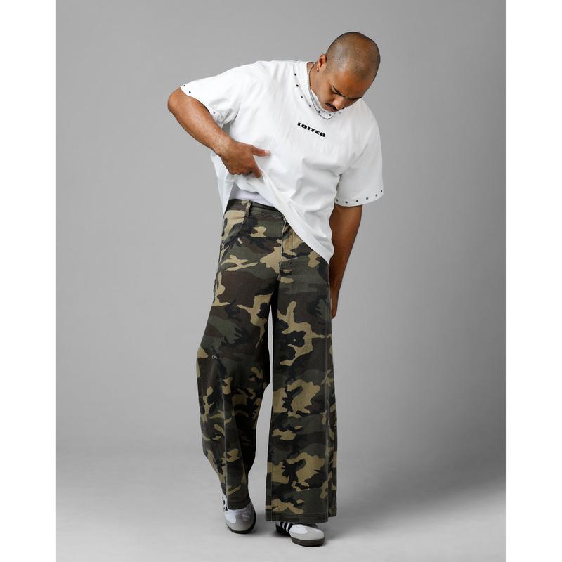 Loiter Skate Jeans Washed Camo
