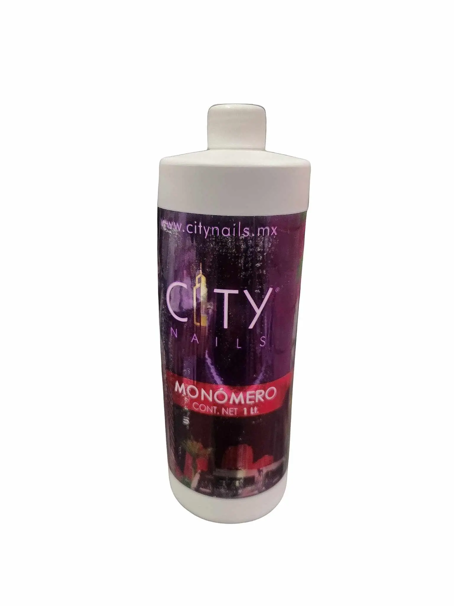 City Nails EMA Grade Acrylic Liquid Monomer with Easy-Blend Strengthening Builder Gel, 32 fl oz Professional Nail Supply for Acrylic Powder System with Polished Finish