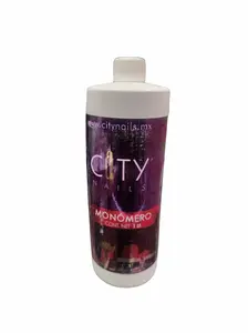 CITY NAILS Monómero Nail Liquid EMA Grade Profesional 32 fl oz Strengthener Gel Builder para Sistema de Polvo Acrílico