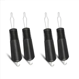 4Pcs Button Helper Tool with Non-Slip Grips to Help with Shirts, Coats, Button Hook Aids for the Elderly and Arthritic