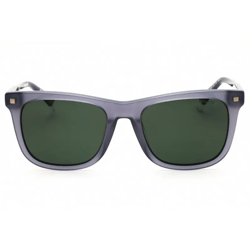 Polaroid PLD 4167/S/X Unisex Polarized Square Sunglasses - Clean Lines, Frosted Grey