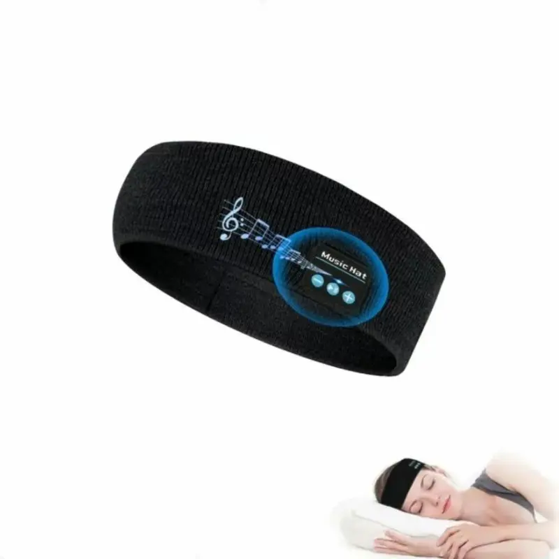 Sports Bluetooth Headband, Sleep Headphones Headband, -Sweat Absorbent & Breathable-Washable -Bluetooth One Click Link for Fitness and Exercise