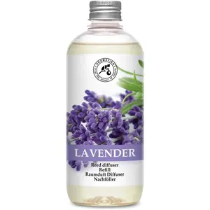 Lavender Reed Diffuser Refill 17 Fl Oz - 500ml - Lavanda Refill - Wardrobe Freshener -   Oil - Air Freshener -  - Essential Lavender Oil Diffuser - Diffuser Refill