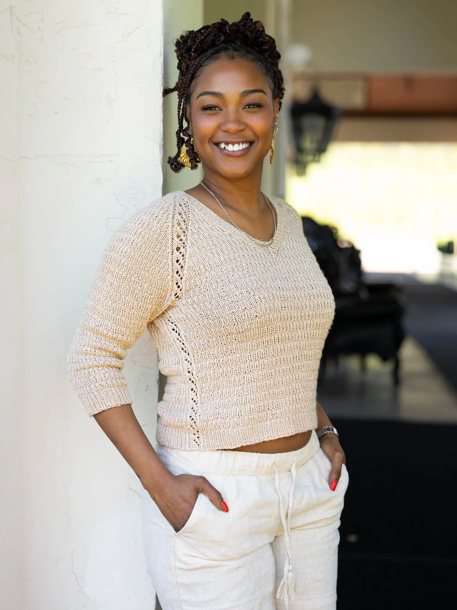 Goldleaf <br/><small>sweater knitting pattern</small>