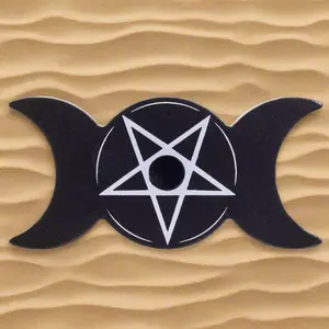 Triple Moon Chime Candle Holder