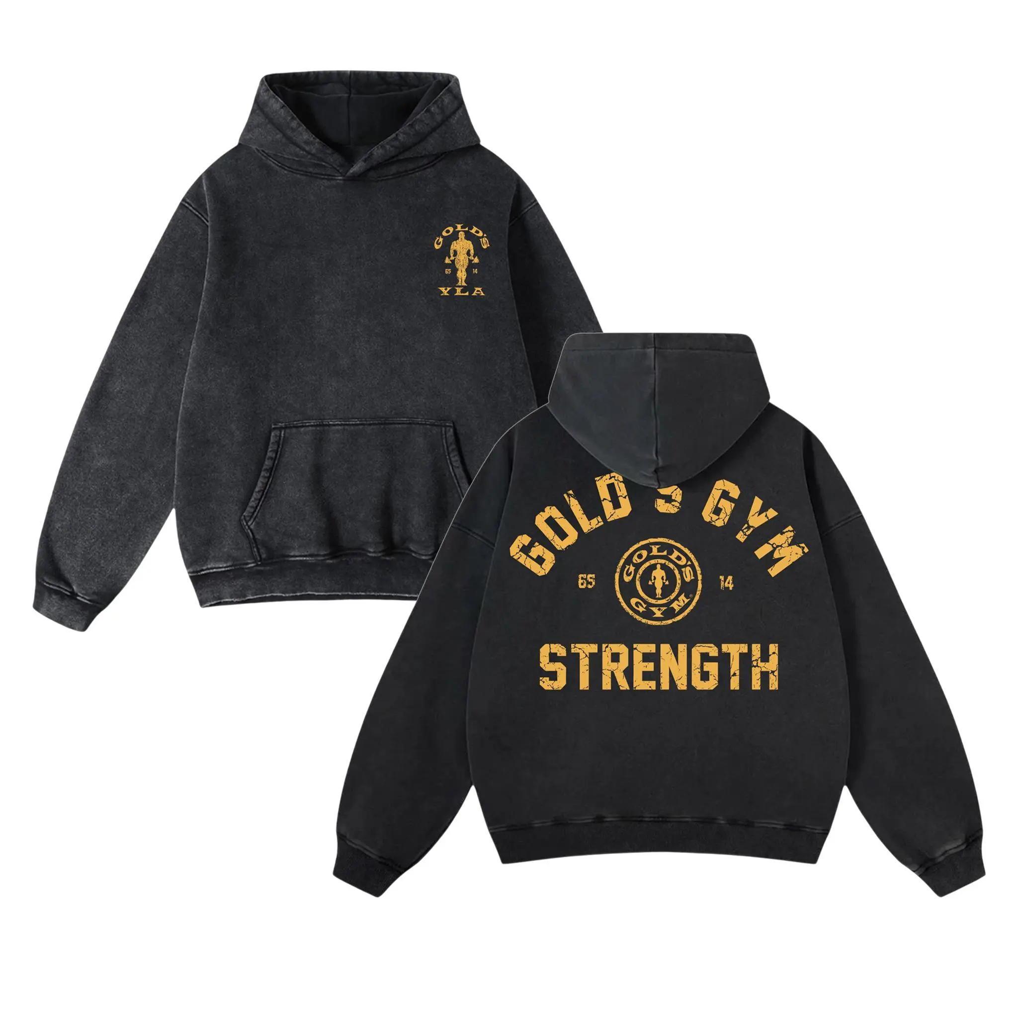 gold's gym youngla hoodie - TikTok Shop