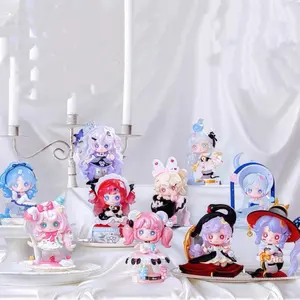 Keeno Miracle Feast Series Blind Box Figure – 4th Generation Cute Collectible Art Toy, Mystery Surprise Mini Figurine, Trendy Desk Decoration, Perfect Gift for Girls & Designer Toy Lovers