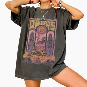 Comfort Colors Vintage The Doors 60's T-Shirt, The Doors Shirt, Retro Rock Band Graphic Tees for Music Lovers, Womenswear, Gifts For Women,