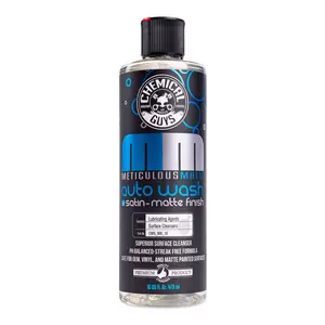 CHEMICAL GUYS Meticulous Matte Auto Wash – pH-Balanced Car Soap for Matte & Satin Finishes, Gently Cleans Without Adding Shine or Streaks, Safe on Wraps, Cleaner