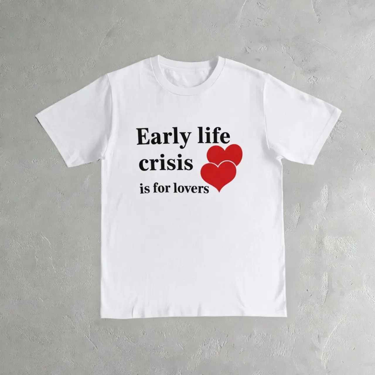 Youth and Adult Nettspend Early Life Crisis Lovers Graphic T-shirt Y2k Hip Hop Merch, Music Lover Shirt, Gift for Fans