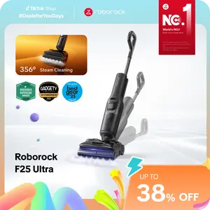 Roborock F25 series Ultra Steam Wet Dry Vacuum Cleaner, 356°F Steam Mop & 187°F Hot Water Cordless Vacuum Mop All in One, Floor Washer with Blue Light, 194°F Self-Cleaning, 180° Lay-Flat, AI Assitant Wheels #DealsForYouDays #fathersdaygift