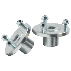 2pcs 3 Stud 17T Spline Rear Wheel Hubs for 5 inch Tires Wheels of ATV Go Kart Quad Buggy Drift Trike Golf Cart Mini Bikes Four Wheelers Tricycles