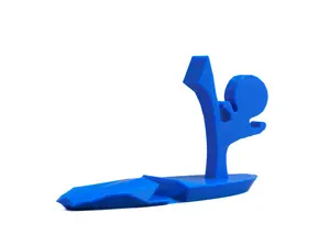 Phone Holder | Stylish and Functional 3D Printed Phone Stand - Kicking Man!