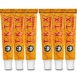 TKSX Tattoo Numbing Cream (6 Pack) - For Tattoos - Boasting a 99% fast-acting numbing formula | Laser Removal | Waxing | Eyebrow Threading | Cosmetic Cream 10g