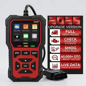 Professional OBD2 Scanner Tool, OBDII Diagnostic Code Reader with Live Data, Cloud Printing & Dual UI Mode for Check Engine Light, Automotive Mechanics #FathersDayGift