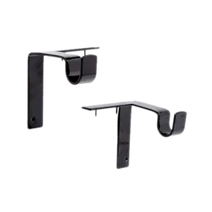 Single Curtain Rod Brackets