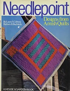 USED-Needlepoint designs from Amish quilts by Laura Siegel Gilberg (Hardcover)
