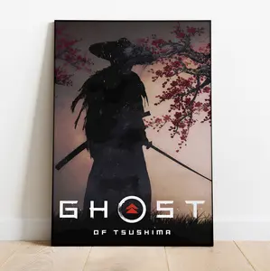 Ghost of TsushimaPOSTER UNFRAMED, Wall Art & Home Decor, Action-Adventure Video GamePOSTER UNFRAMED Gift