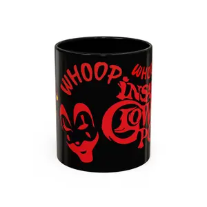 OG 6 Joker Card Merge Insane Clown Posse Printed Glossy Ceramic Coffee Mug - Accent 11oz/15oz Drink Cup