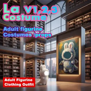 For Labubu V123 Clothes Doll Clothes outfit Dinosaurs Doll Clothing Outfit for Collectors