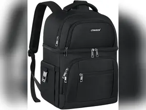 Double Deck Insulated Cooler Backpack