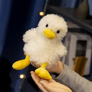 Cute Duck Design Plush Toy, Soft Stuffed Duck Doll, Kawaii Duck Plushie, Appease Doll for Children Birthday Gift, Cuddly Stuffed Animal