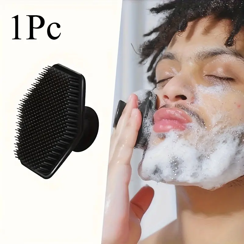 Men's Pre-Shave Personal Daily Facial Scrub Massager | Deep Cleansing Exfoliator, Great Christmas Gift