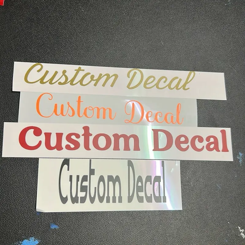 Custom Car Decal Personalized Text