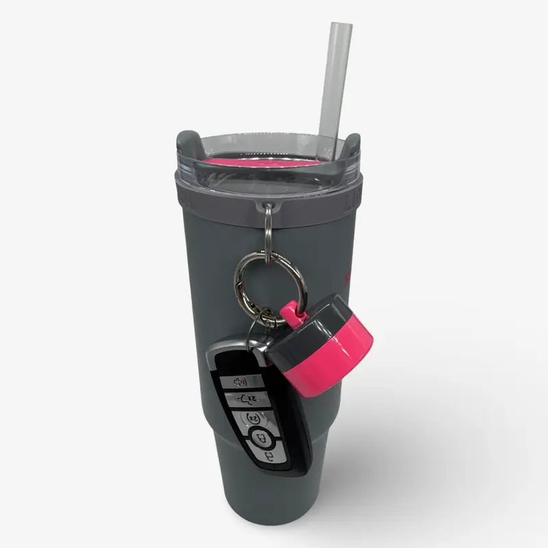 Grey Lion Latch Wristlet