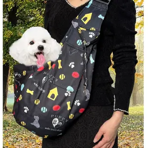 Portable Pet Carrier Bag for Cats & Dogs, Adjustable Strap, Large Capacity Single Shoulder Crossbody Bag, Suitable for Pets Up to 15 Lbs