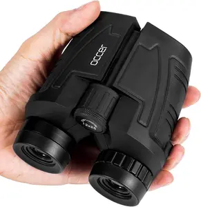 12x25 Compact Binoculars For Adults And Kids Large Eyepiece Waterproof High Powered Easy Focus Optics With Low Light Vision For Bird Watching Outdoor Hunting Hiking Travel Sightseeing Concerts Sports Lightweight Pocket Size