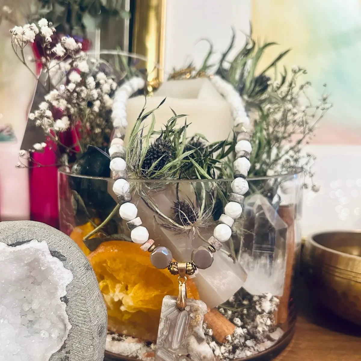 The Grounded Healer Necklace for Emotional Stability and Mental Clarity