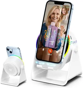 FOGER Foldable Cell Phone Stand, C4 Portable Aluminum Phone Holder, Adjustable Phone Dock Cradle for iPhone 17/16/15 Pro Max Air, Small Tablets, Smart Phones, Women Men Gift for Fathers Day