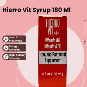 High Iron Edible Liquid Healthcare Supplement Syrup, Essential Minerals Formula, 180 mL for Anemia Prevention Fitness Dietary Vitamin Ethically Sourced Vitamins
