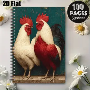 1 Spiral Coil Notebook 5.7x8.26 Inch, Premium Lined Pages Durable Binding, Ideal for Camping Journal RV Outdoor Adventure Log Travel Diary, Perfect Gift for Outdoor Enthusiasts Birthday Christmas [2D] Flat