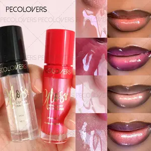 Moisturizing Lip Oil | Hydrating Candy Lip Glaze, Mirror Shine Glossy Pearl Nude Lip Tint, Natural Lip Gloss For Daily Use