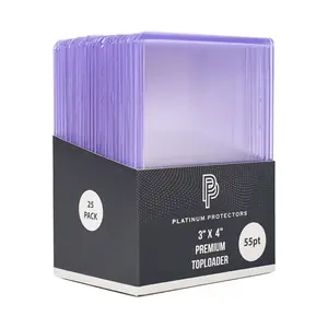 Platinum Protectors 55pt Toploaders Trading Card Sleeves Plastic Card Holders
